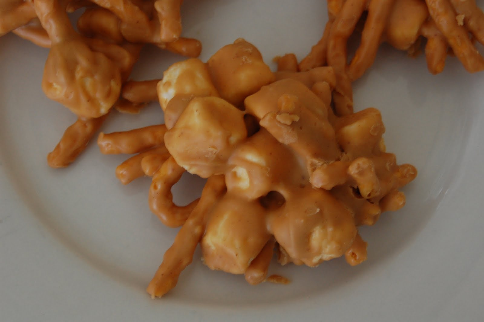 Butterscotch Chocolate Noodle Stacks